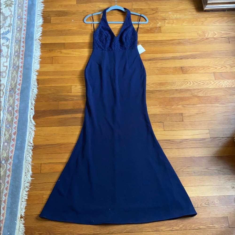 LULU’s Navy full length formal dress